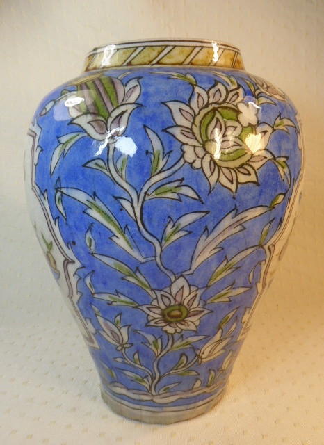 Figurative Pottery Vase, Qajar Iran, Circa 1880.-photo-3