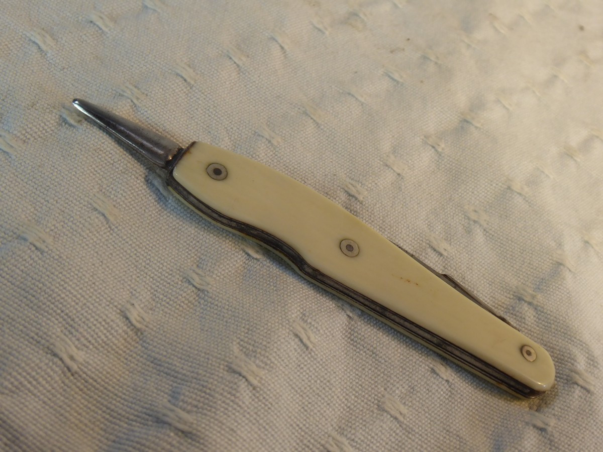  Rare canif d'officier d'époque Napoléonienne.-photo-4