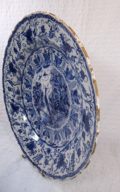 Delftware Dish, Early 18th Century-photo-2