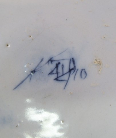 Delftware Dish, Early 18th Century-photo-4