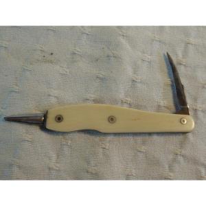  Rare canif d'officier d'époque Napoléonienne.