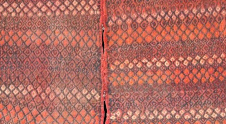 Rarissime Karkin ancien, 162 x 227 cm, laine sur laine nouée main, Afghanistan, XIXème -photo-5