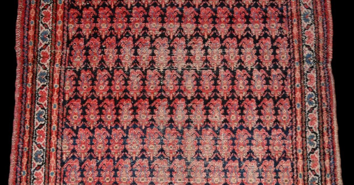 Tapis Kachkaï ancien, 131 x 198 cm, laine nouée main, Perse ( Iran), début du XXème 1920-1930-photo-1