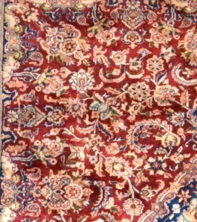 Tapis Tabriz Indo-persan, 175 cm x 230 cm, laine nouée main finement vers 1980, parfait état-photo-5