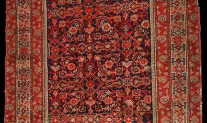 Antique Rug, Ferahan Gallery, 92 Cm X 396 Cm, Hand-knotted Wool, Persia, (iran) Late 19th Century-photo-2