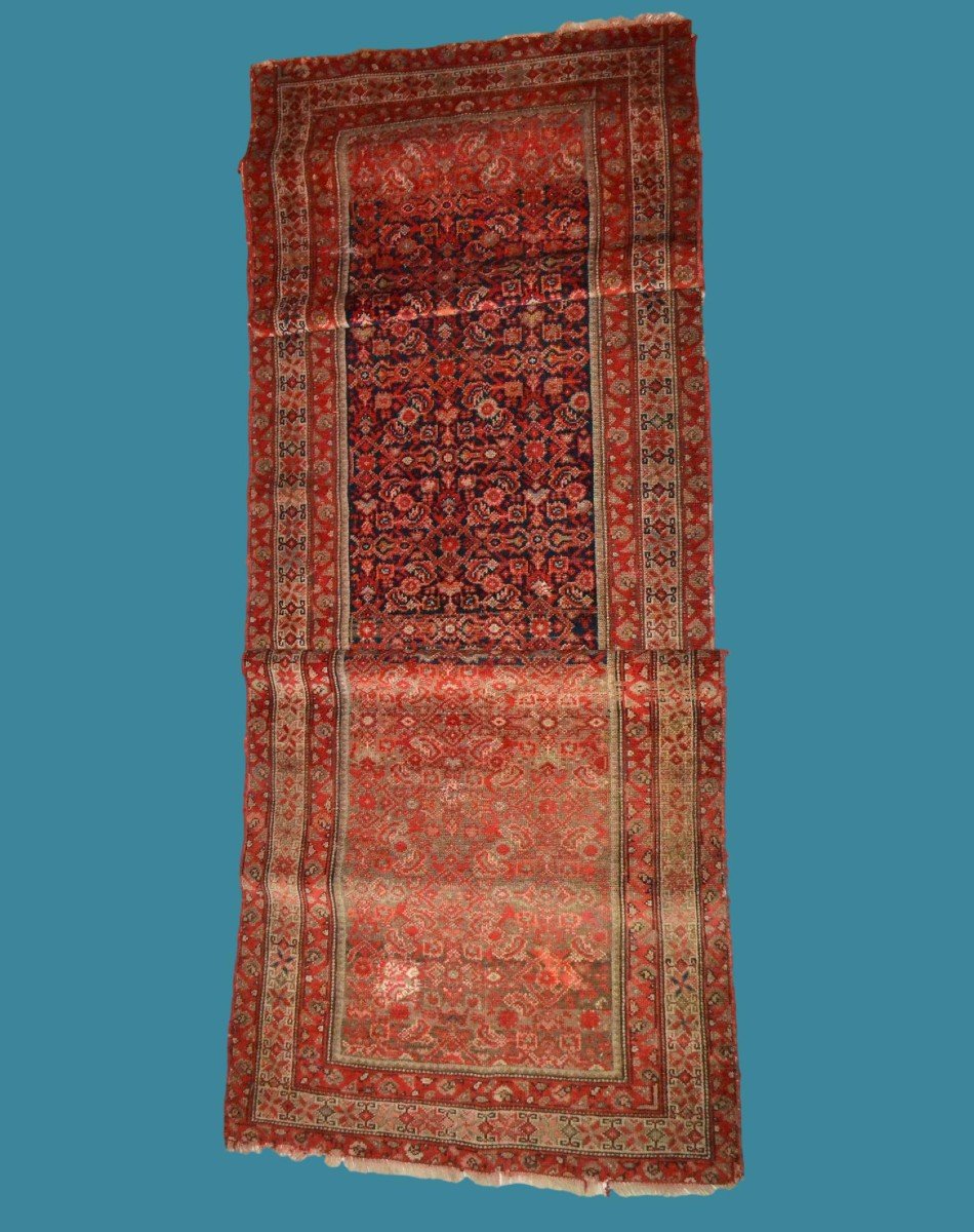 Antique Rug, Ferahan Gallery, 92 Cm X 396 Cm, Hand-knotted Wool, Persia, (iran) Late 19th Century-photo-7