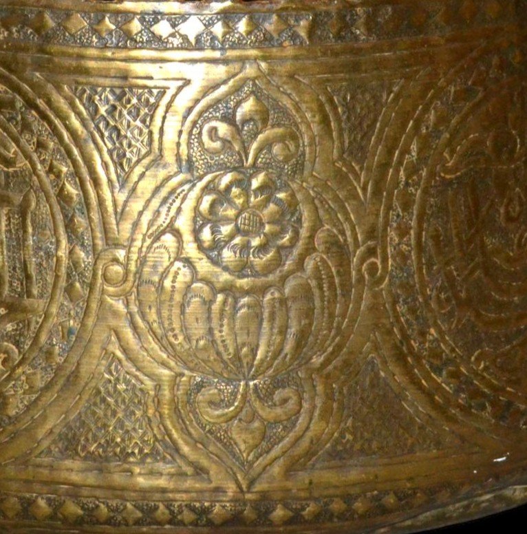Important Carved Islamic Basin, Ottoman Art, Late 18th Early 19th Century-photo-2