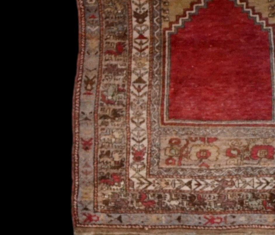 Obruk Rug, Yuruk Tribe, 133 X 174 Cm, Hand-knotted Wool On Wool Circa 1900, Konya Region-photo-3
