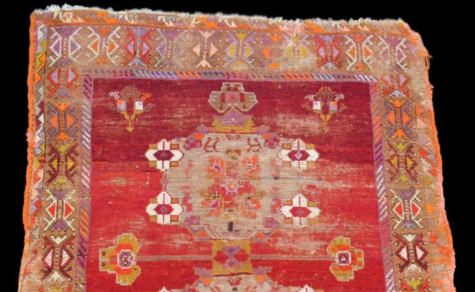 Old çal-zeyve Rug, Anatolia, Turkey, 115 X 155 Cm, Wool, Late 18th Century, Early 19th Century-photo-1