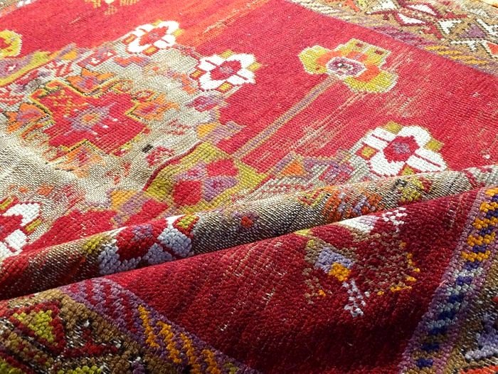 Tapis çal-zeyve ancien, Anatolie, Turquie, 115 x 155 cm, laine, fin du XVIIIème, début XIXème-photo-3