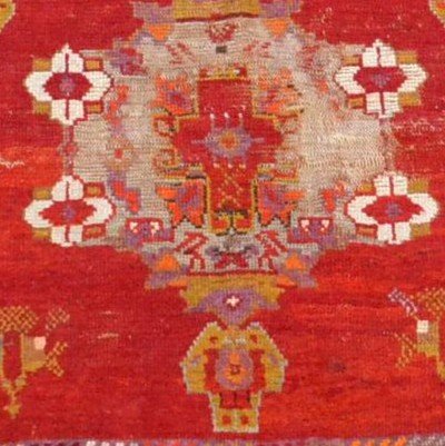 Tapis çal-zeyve ancien, Anatolie, Turquie, 115 x 155 cm, laine, fin du XVIIIème, début XIXème-photo-6