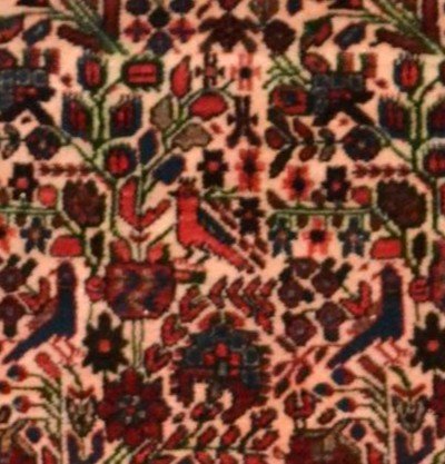 Tapis Sarouk, 130 x 194 cm, laine nouée main vers le milieu du XXème siècle, très bon état-photo-4