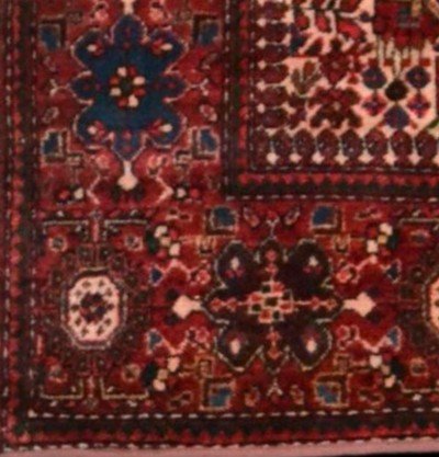 Tapis Sarouk, 130 x 194 cm, laine nouée main vers le milieu du XXème siècle, très bon état-photo-5