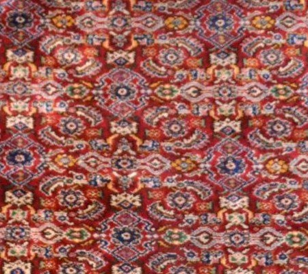 Tabriz Khoy, Persan, 209 cm x 290 cm, laine nouée main, en Iran, vers 1970 en très bon état-photo-1