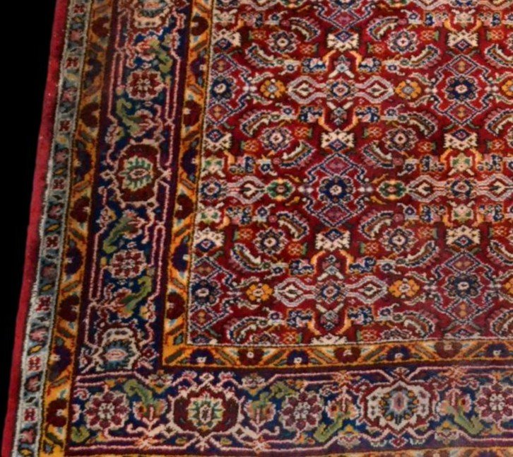 Tabriz Khoy, Persian, 209 Cm X 290 Cm, Hand-knotted Wool, In Iran, Around 1970 In Very Good Condition-photo-2