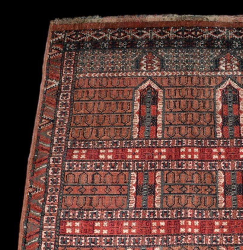 Turkmen Yomoud Rug, 164 X 227 Cm, Wool On Wool, First Part Of The 20th Century-photo-1