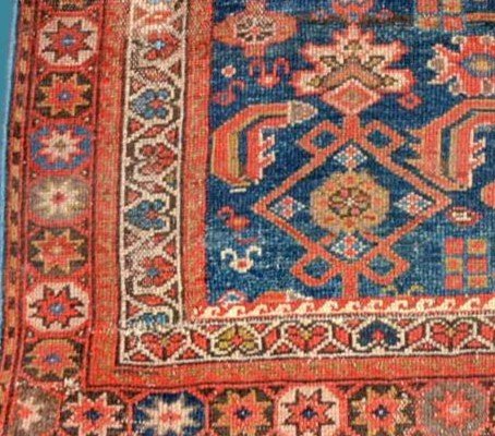 Tci-tchi Dated 1924, 142 Cm X 193 Cm, Hand-knotted Wool In Chechnya, Caucasus, Collection-photo-5