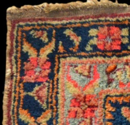 Afshar With Floral Decoration, 52 Cm X 74 Cm, Small Quality Carpet, 19th Century Artifact, Persia, Iran-photo-3