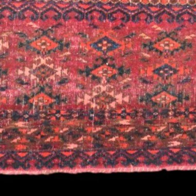 Chouval Tekké, 80 Cm X 135 Cm, Wool / Wool Hand Knotted In Central Asia Before 1950, Good Condition-photo-1