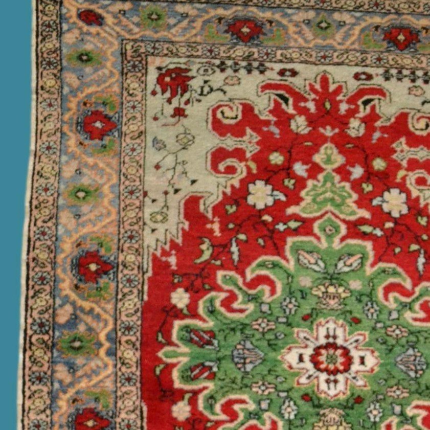 Kazak Carpet, Anatolia Or Armenia, 143 X 190 Cm, Hand-knotted Wool Circa 1950-1960, Very Good Condition-photo-4