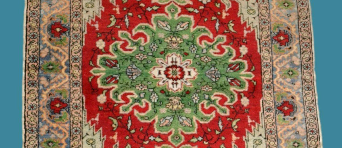 Kazak Carpet, Anatolia Or Armenia, 143 X 190 Cm, Hand-knotted Wool Circa 1950-1960, Very Good Condition-photo-2