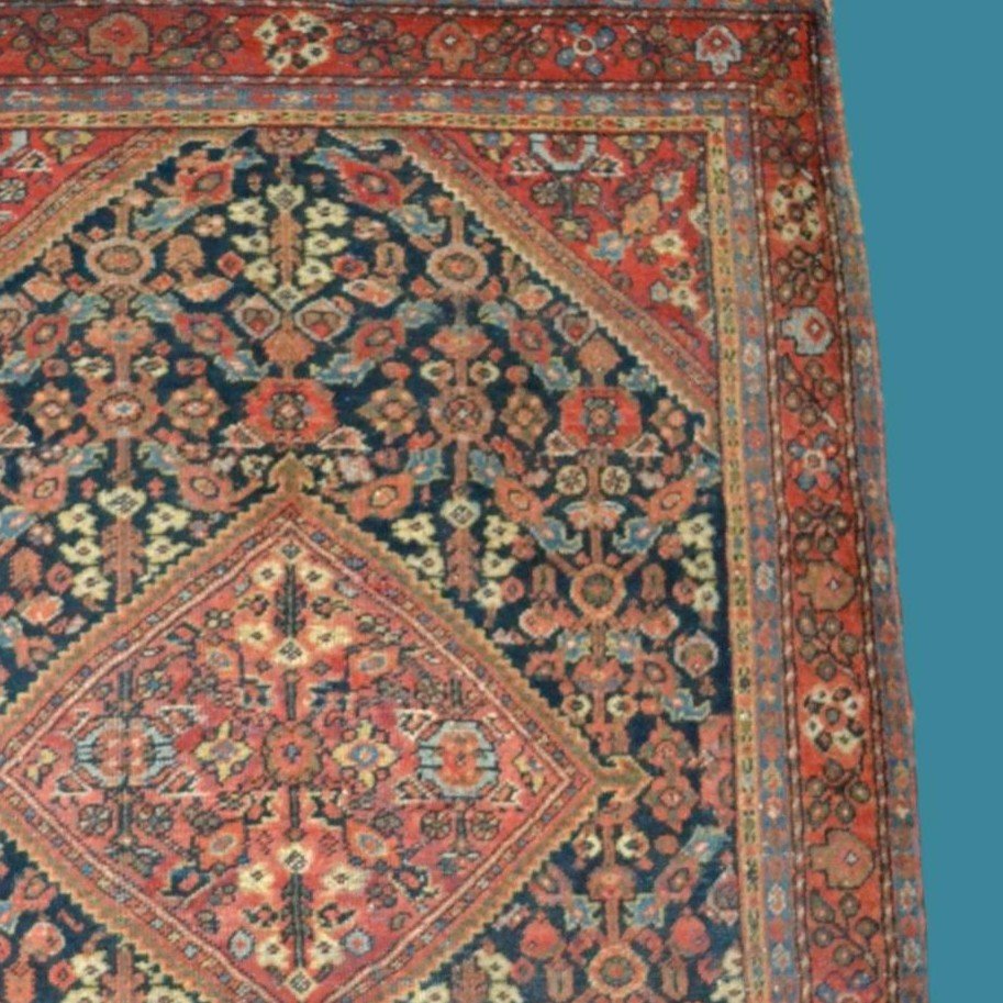 Malayer, Persian, 130 Cm X 197 Cm, Hand-knotted Wool In Iran, Mid-20th Century, 1950,-photo-4