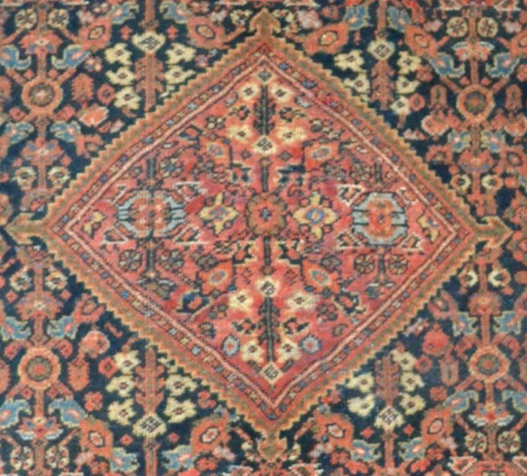 Malayer, Persian, 130 Cm X 197 Cm, Hand-knotted Wool In Iran, Mid-20th Century, 1950,-photo-4