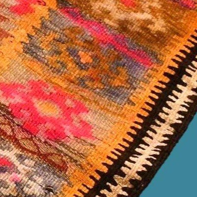 Kurdish Herki Carpet-gallery, 100 Cm X 303 Cm, Hand-woven Wool, Anatolia Or Iraq, Early 20th Century-photo-3