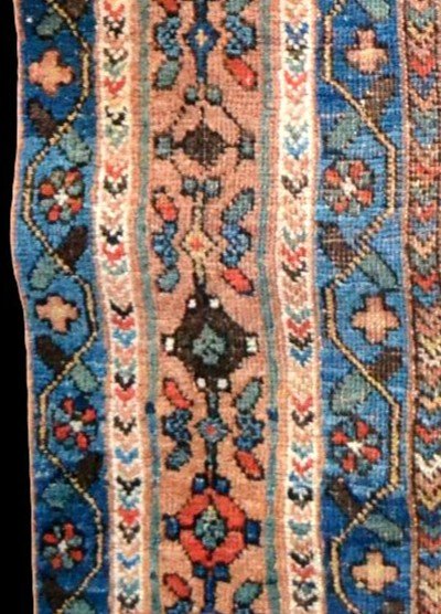 Afshar ancien, décor floral, 143 x 178 cm, laine nouée main, Perse, Iran, fin XIXème, début XXè-photo-6