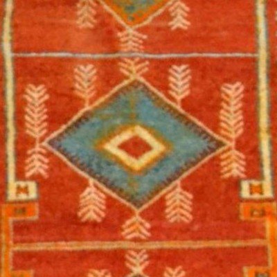 Berber, High Atlas, Morocco, 133 Cm X 267 Cm, Hand-knotted Wool On Wool Circa 1950-1960, Superb-photo-5