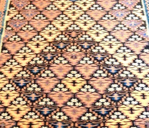 Important Kilim, Mid-twentieth Century, 118 Cm X 460 Cm, Hand-woven Wool, Iran, In Very Good Condition-photo-2