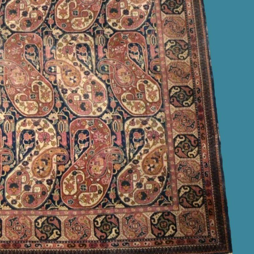 Tabriz, Decor By Botehs, 165 Cm X 288 Cm, Hand-knotted Wool In Iran Around 1960, Quality Rug-photo-5
