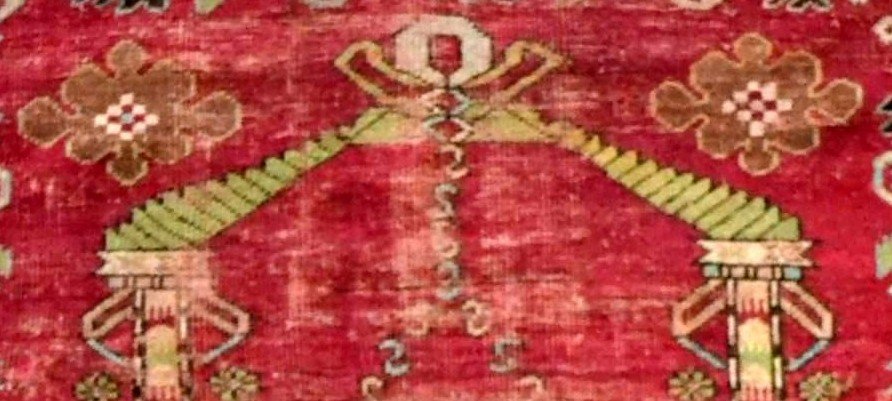 Kirsehir - Medjidi, Ottoman, 102 X 157 Cm, Hand-knotted Wool/wool, Mid-19th Century Turkey-photo-5