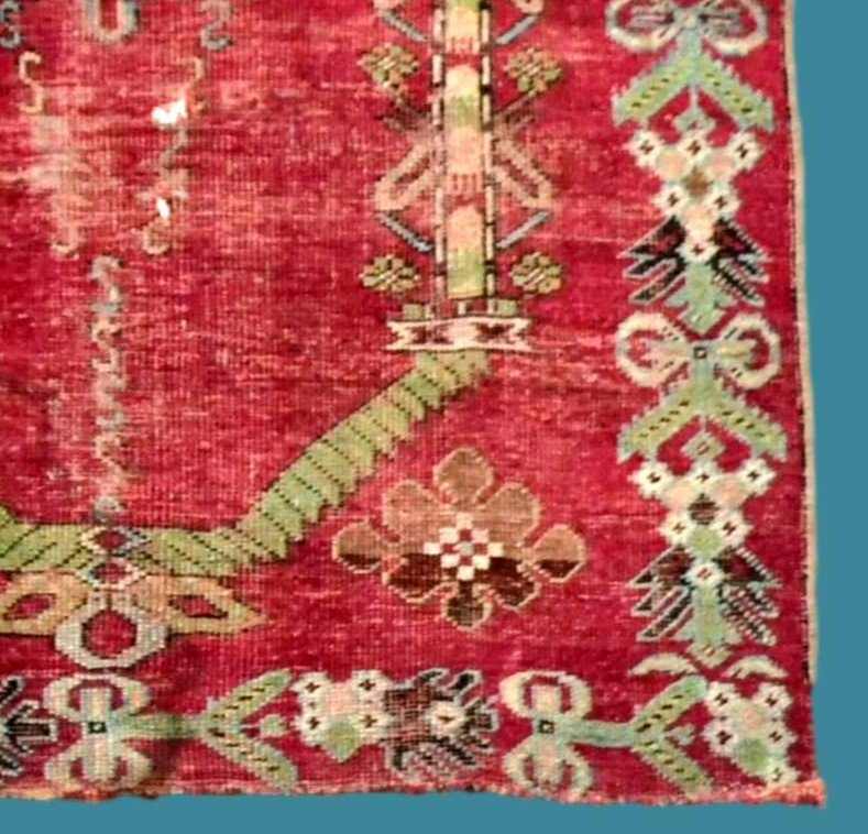 Kirsehir - Medjidi, Ottoman, 102 X 157 Cm, Hand-knotted Wool/wool, Mid-19th Century Turkey-photo-6