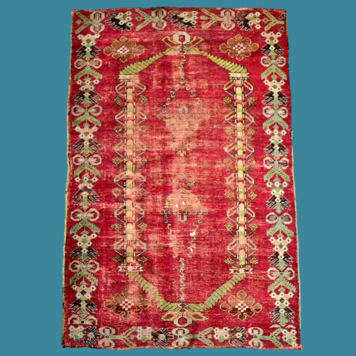 Kirsehir - Medjidi, Ottoman, 102 X 157 Cm, Hand-knotted Wool/wool, Mid-19th Century Turkey