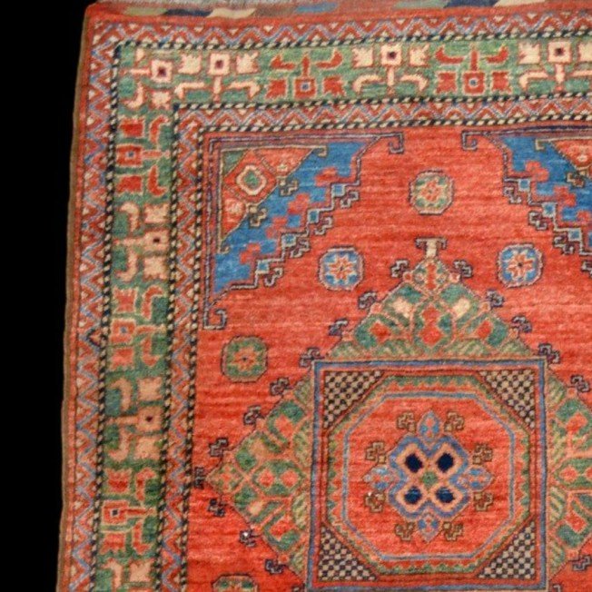 Kazak, 125 Cm X 175 Cm, Hand-knotted Wool In Anatolia Or Georgia Around 1970, Perfect Condition-photo-3