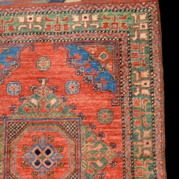 Kazak, 125 Cm X 175 Cm, Hand-knotted Wool In Anatolia Or Georgia Around 1970, Perfect Condition-photo-4