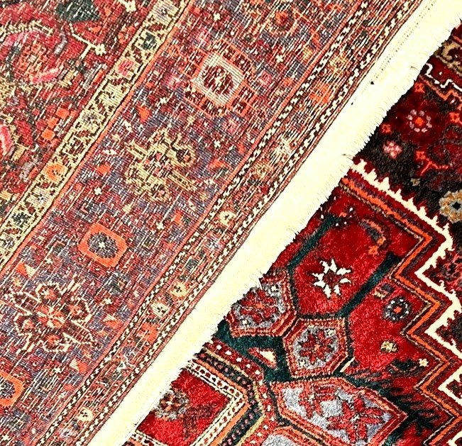 Bidjar Golthog, Persian, 140 Cm X 210 Cm In Hand-knotted Wool In Iran Circa 1970 In Perfect Condition-photo-6