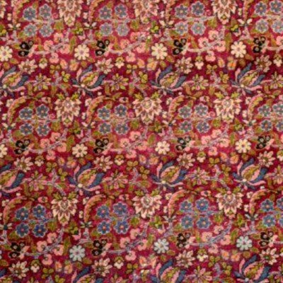 Old Floral Kirman, 139 X 216 Cm, Hand-knotted Wool In Persia, Iran, Late 19th And Early 20th Centuries-photo-6