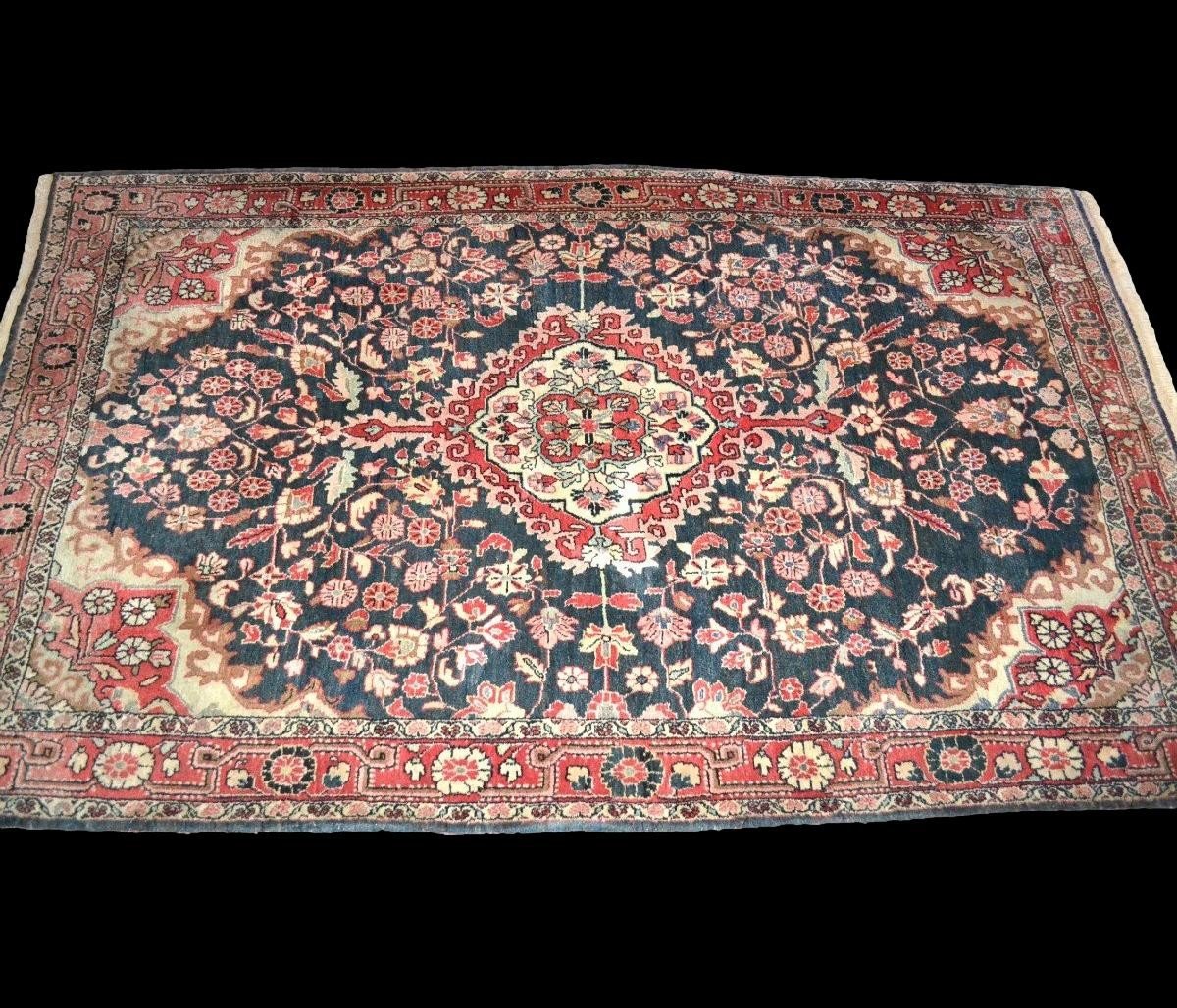 Mechkabad, Persian, 124 Cm X 209 Cm, Hand-knotted Wool In Iran At The Beginning Of The 20th Century, Good Condition-photo-2