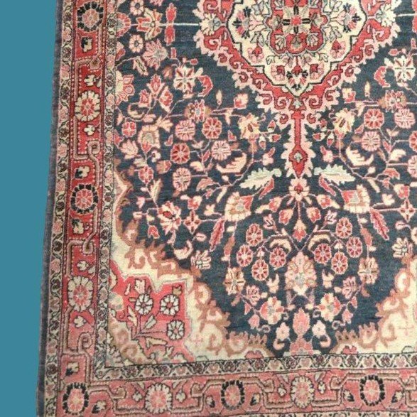 Mechkabad, Persian, 124 Cm X 209 Cm, Hand-knotted Wool In Iran At The Beginning Of The 20th Century, Good Condition-photo-2