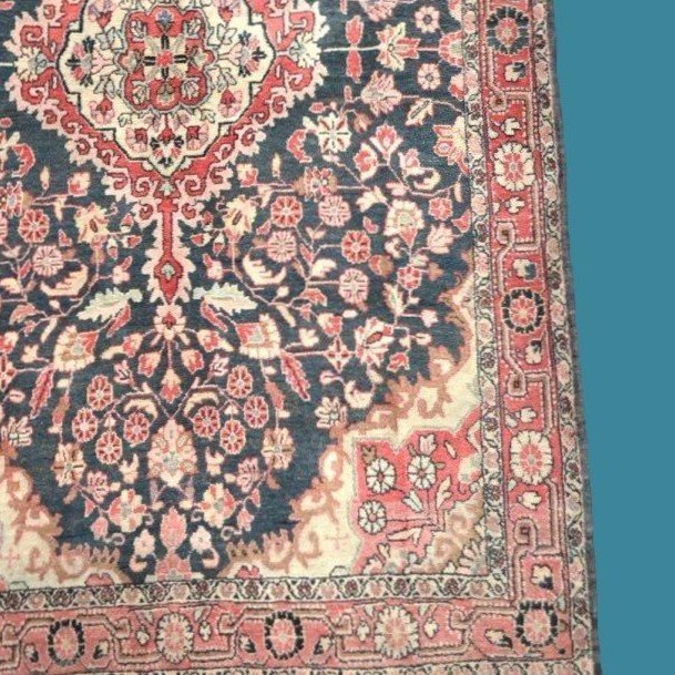 Mechkabad, Persian, 124 Cm X 209 Cm, Hand-knotted Wool In Iran At The Beginning Of The 20th Century, Good Condition-photo-3