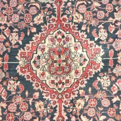 Mechkabad, Persian, 124 Cm X 209 Cm, Hand-knotted Wool In Iran At The Beginning Of The 20th Century, Good Condition-photo-4