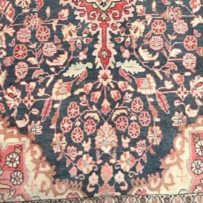 Mechkabad, Persian, 124 Cm X 209 Cm, Hand-knotted Wool In Iran At The Beginning Of The 20th Century, Good Condition-photo-5