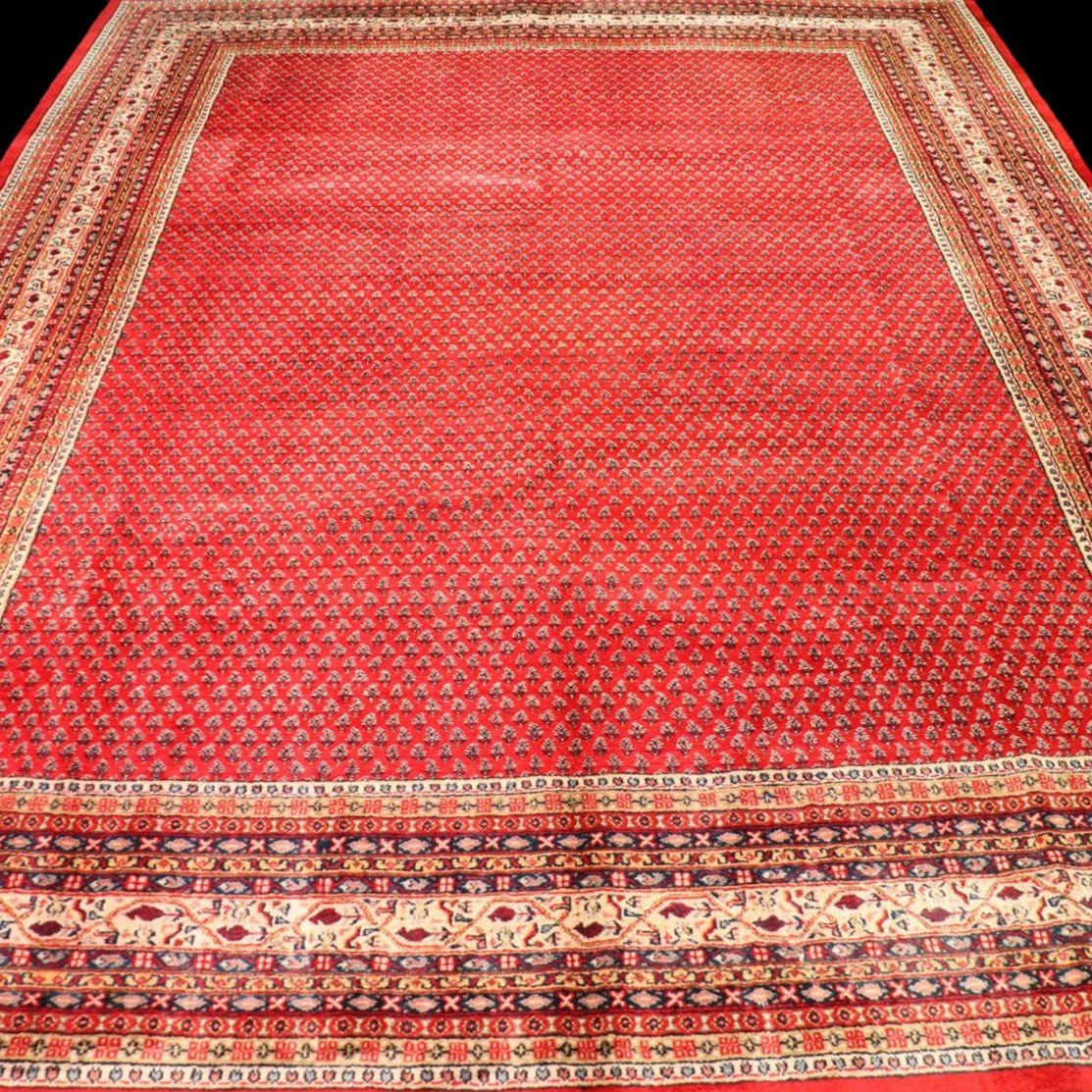 Important Sarough Mir, 288 Cm X 392 Cm, Hand-knotted Wool In Iran Around 1980, In Perfect Condition
