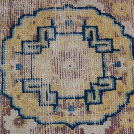 Old Kashgar, 162 X 302 Cm, Hand-knotted Wool In Eastern Turkestan, Late 18th - Early 19th Century-photo-6