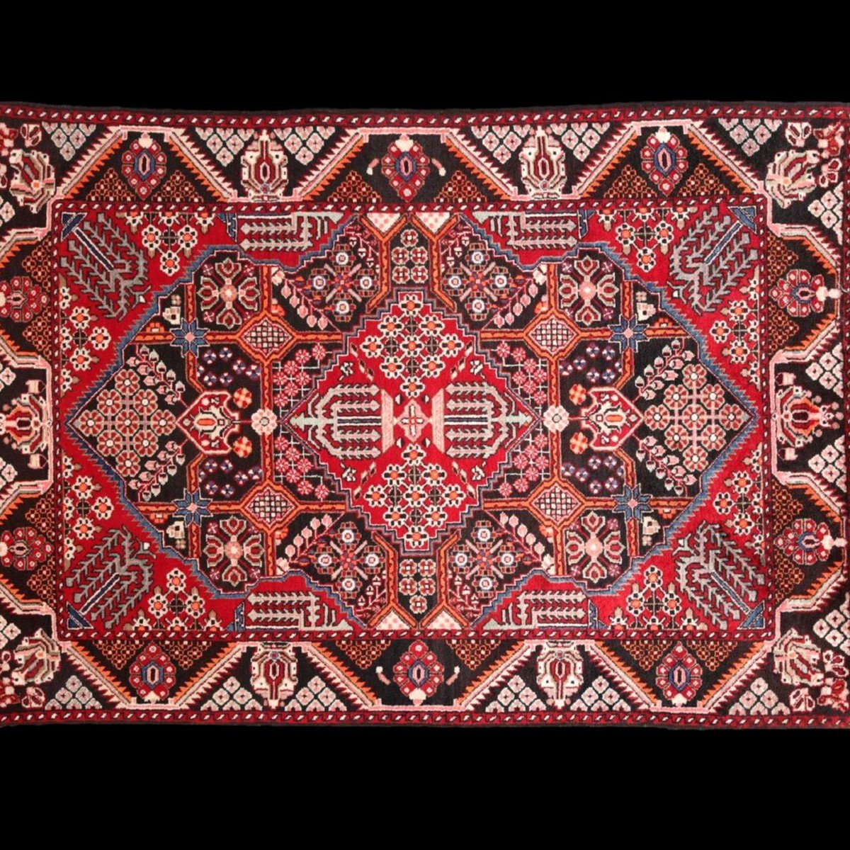 Joshagan Rug, Persian, 135 Cm X 193 Cm, Hand-knotted Wool In Iran Circa 1980 In Perfect Condition-photo-2