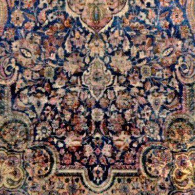 Ancient Kashan In Silk On Silk, 126 X 208 Cm, Hand Knotted, Persia, Kadjar Dynasty, 19th Century-photo-4