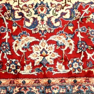 Yezd Rug, Persian, 198 X 298 Cm, Hand-knotted Kork Wool In Iran Circa 1970-80 In Very Good Condition-photo-5
