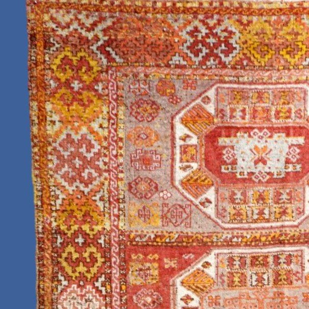 Old Anatolian Rug, 117 X 217 Cm, Sivas Region, Hand-knotted Wool On Wool, Circa 1900-20-photo-3